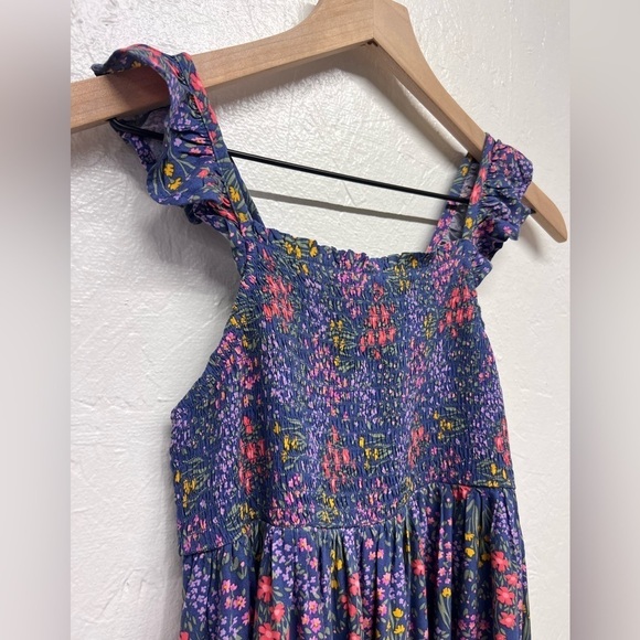 Cat & Jack - Girls Floral Maxi Sundress M (7/8) Plus - Picture 3 of 8